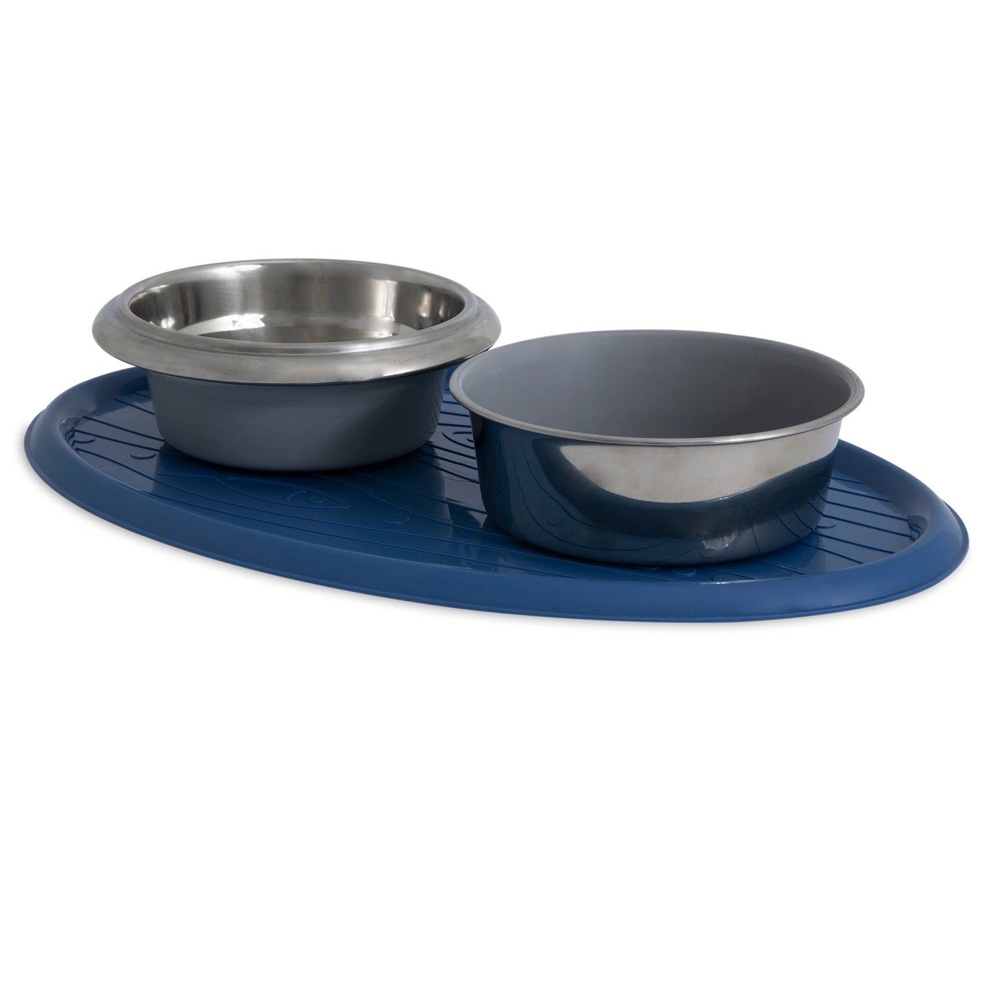 Petmate Rimmed Oval Food & Water Placemat