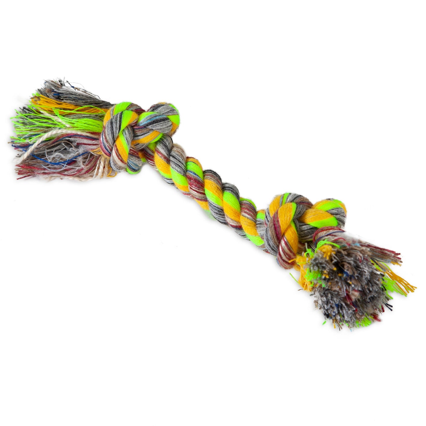 Booda Multi-Colored Rope Bone. SKUS: 50770