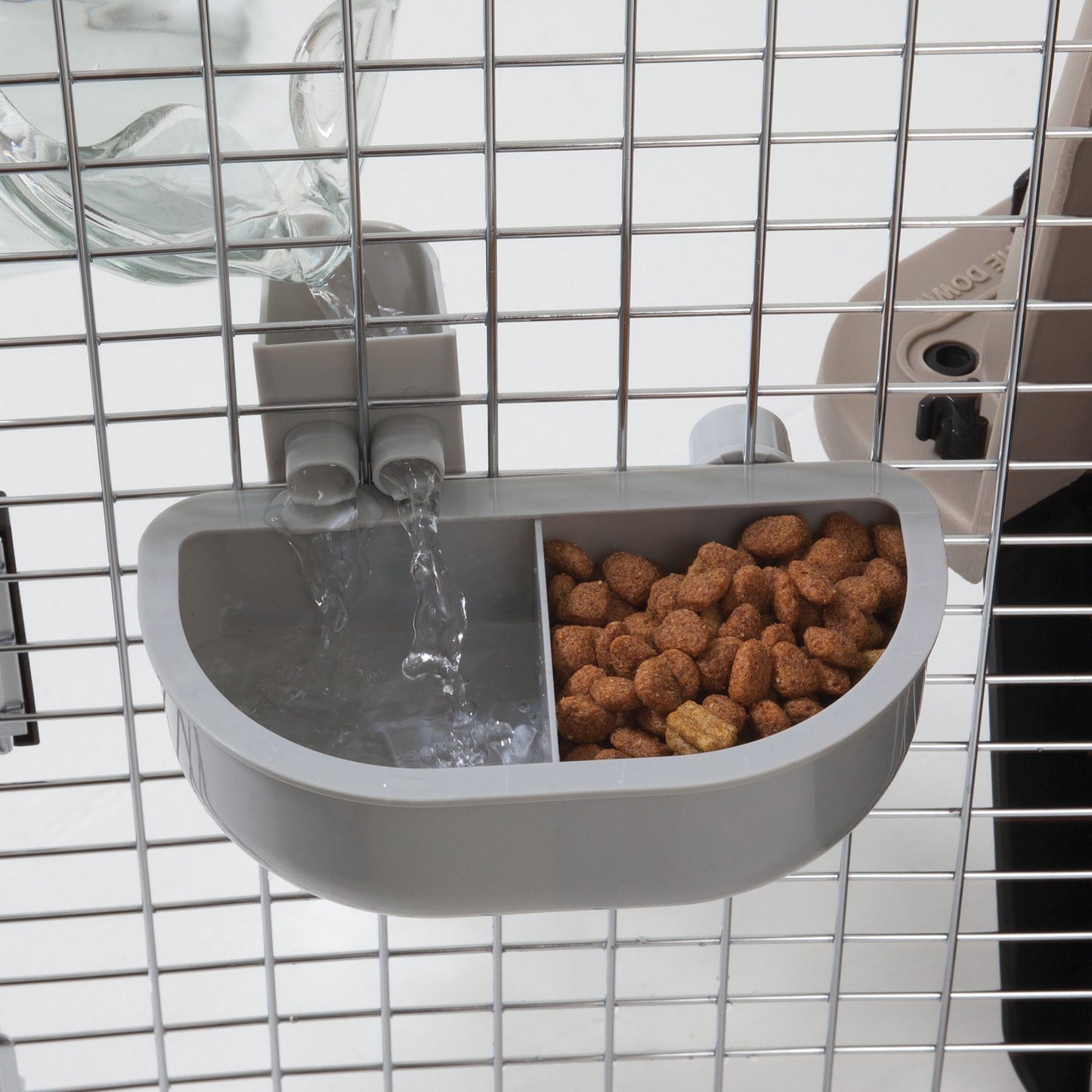 Petmate No Spill Kennel Cup Double Diner