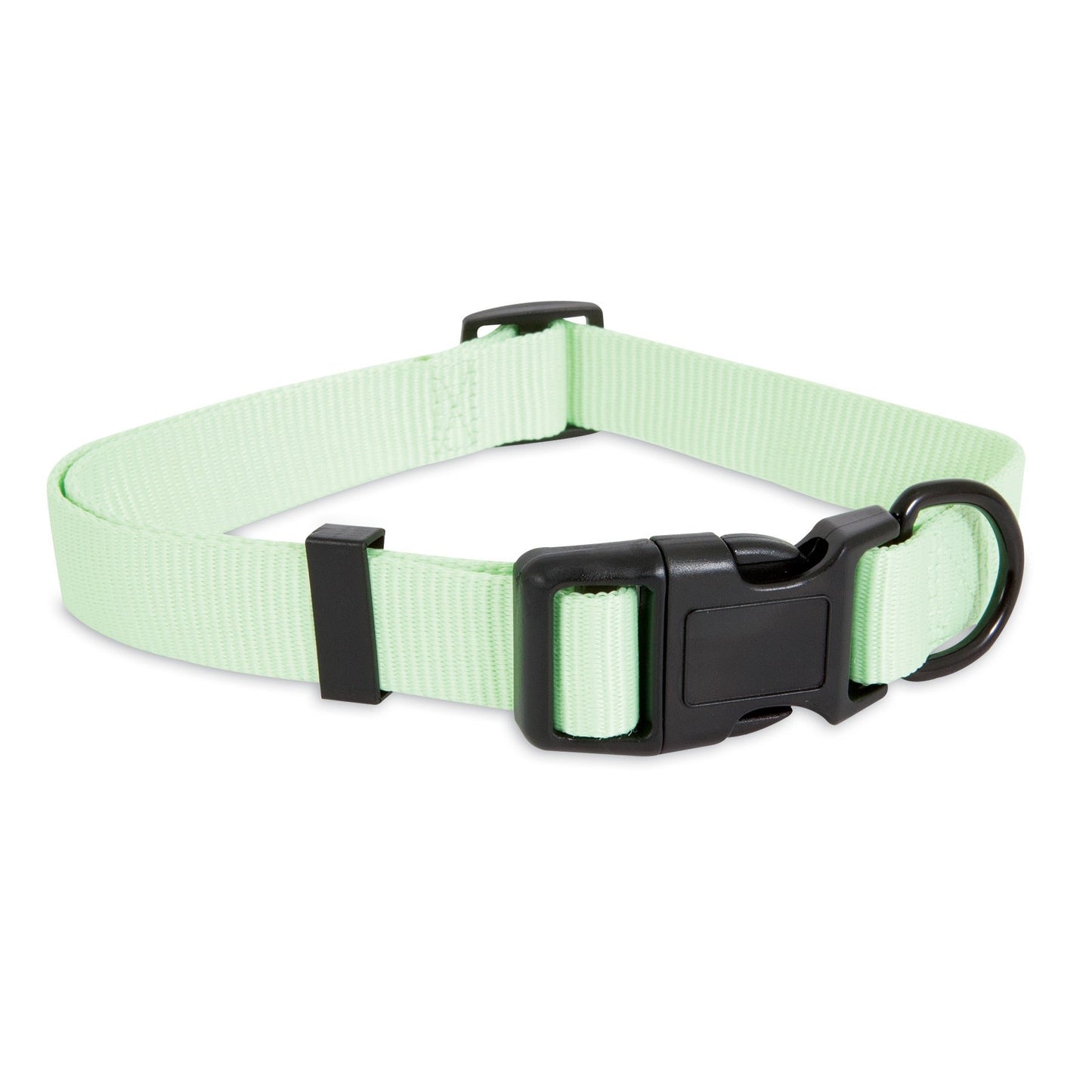 Aspen Pet Glow In The Dark Adjustable Dog Collar. SKUS: 02355,02357