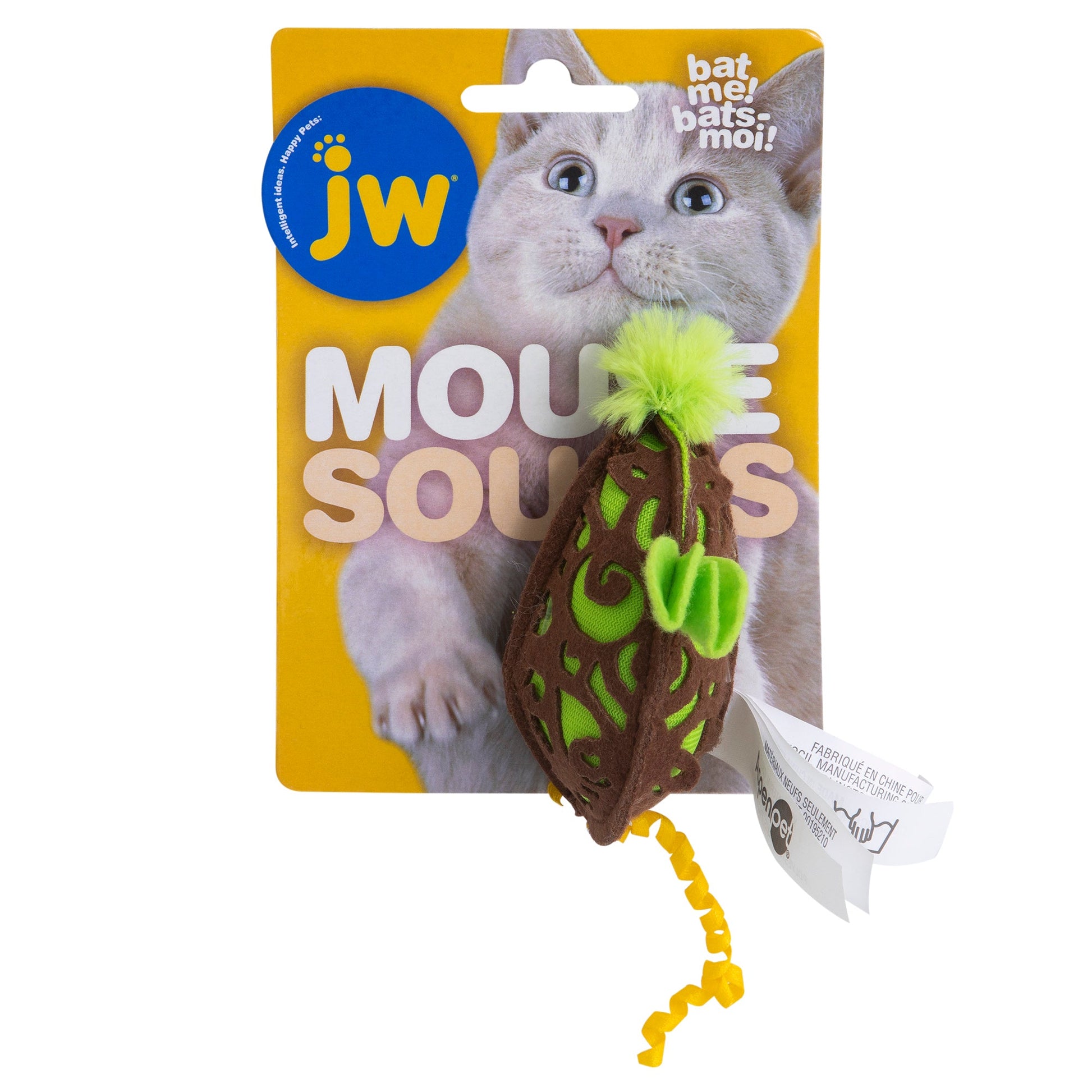 JW Cataction Catnip Mouse Cat Toy