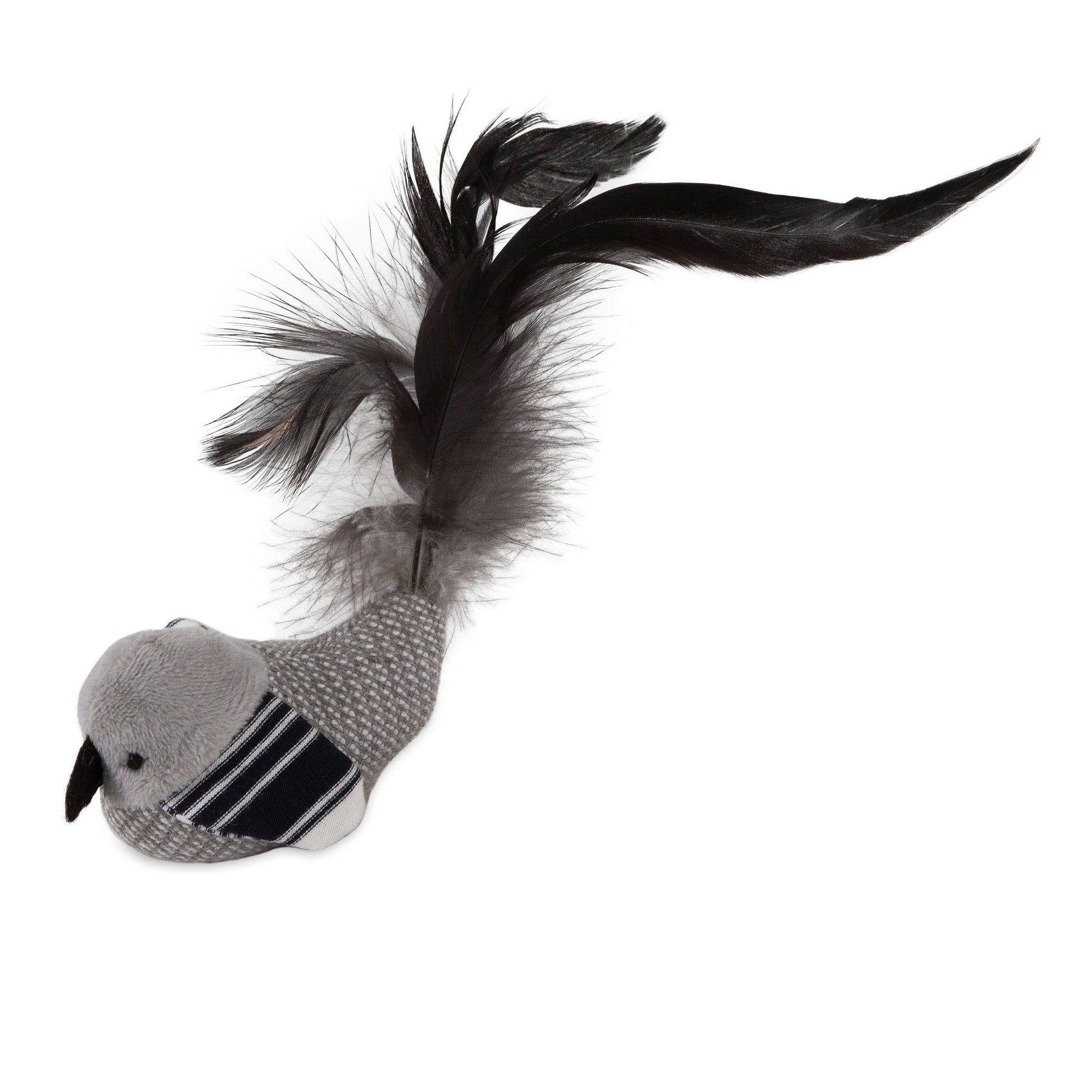 JW Cataction Black And White Bird Toy