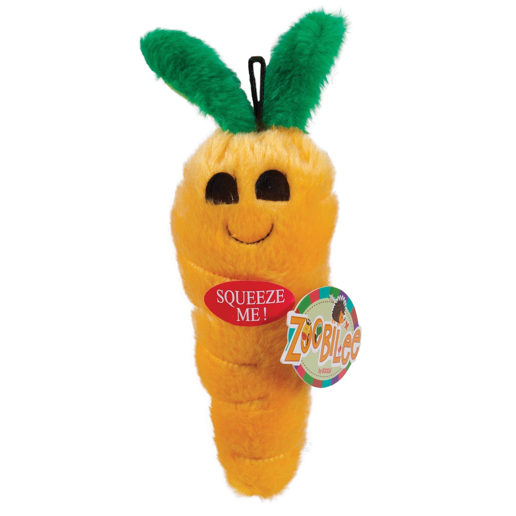 Zoobilee Carrot Plush Dog Toy