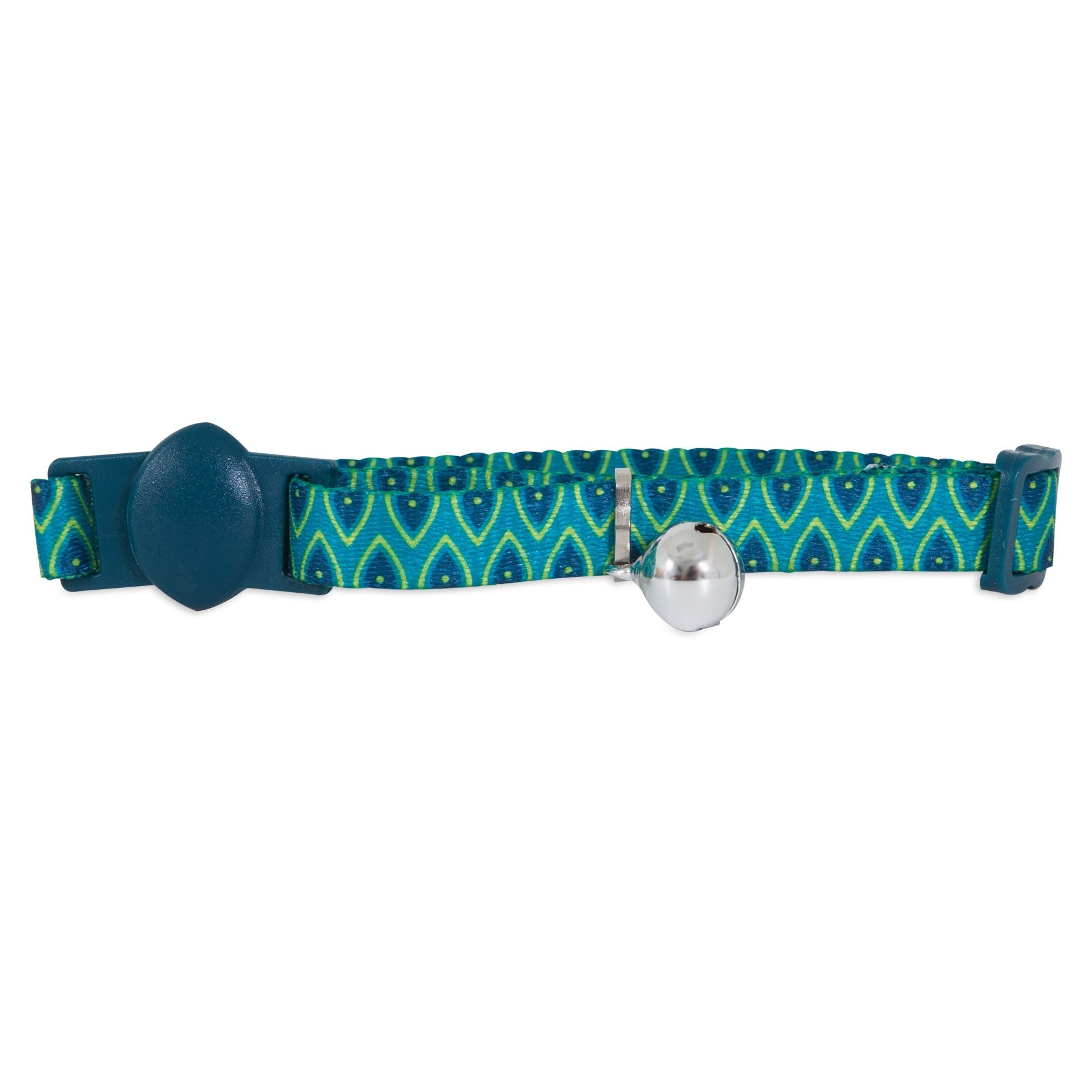 Aspen Pet Geo Blue Breakaway Fashion Cat Collar. SKUS: 12242