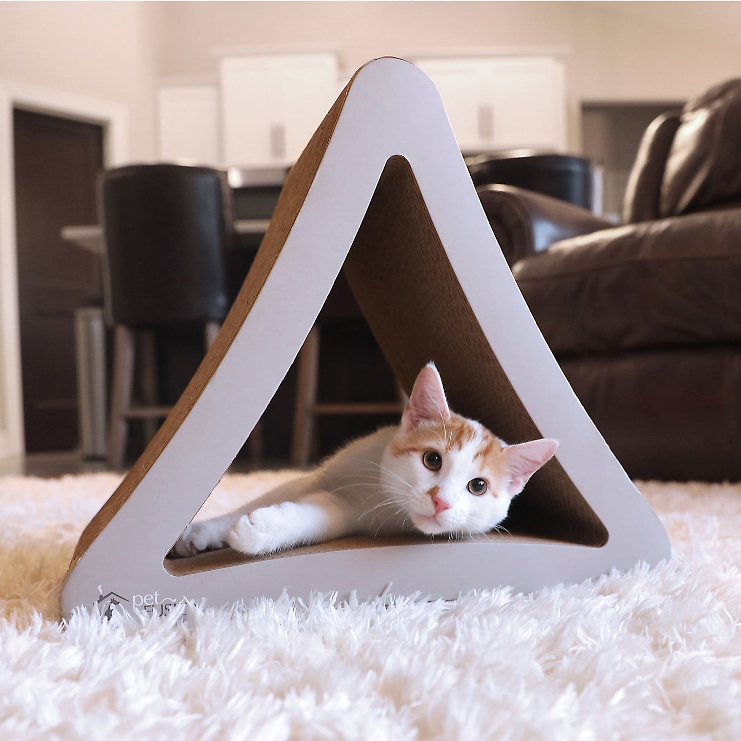 PetFusion 3-Sided Vertical Cat Scratching Post