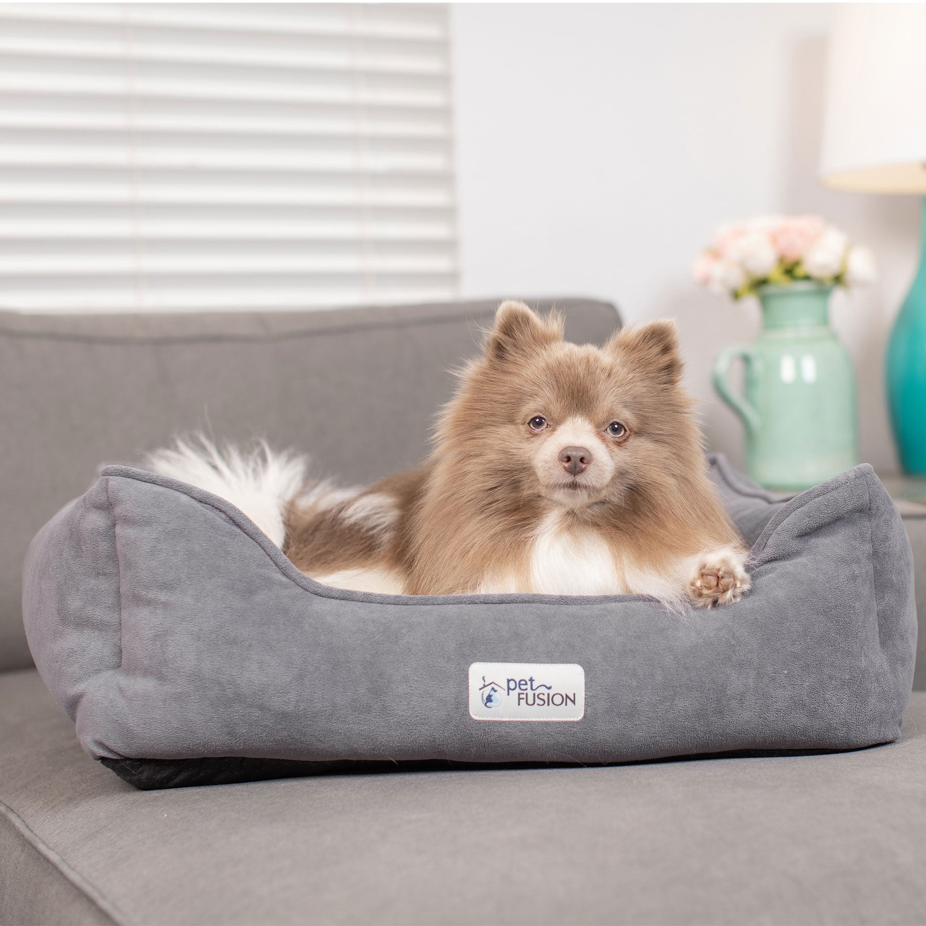 PetFusion Calming Cuddler Dog Bed