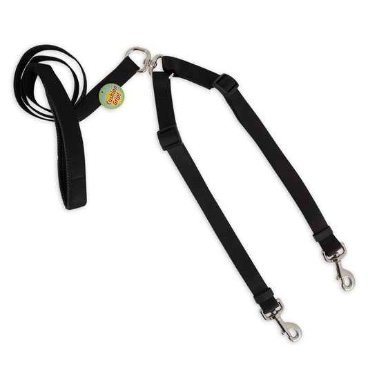 Petmate Take Two! Nylon Adjustable Multi-Dog Leash. SKUS: 23621,23626