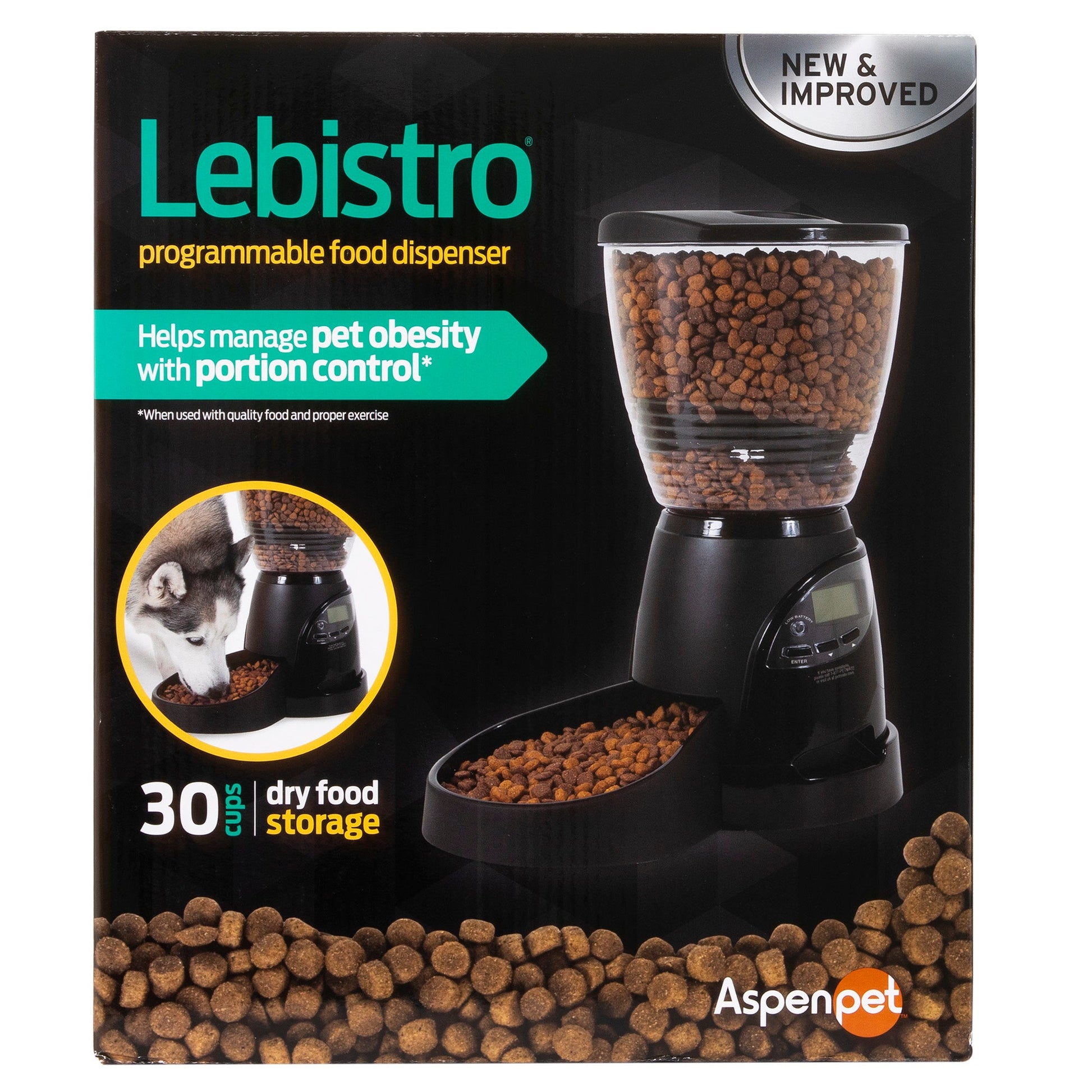 Aspen Pet Lebistro Programmable Food Dispenser