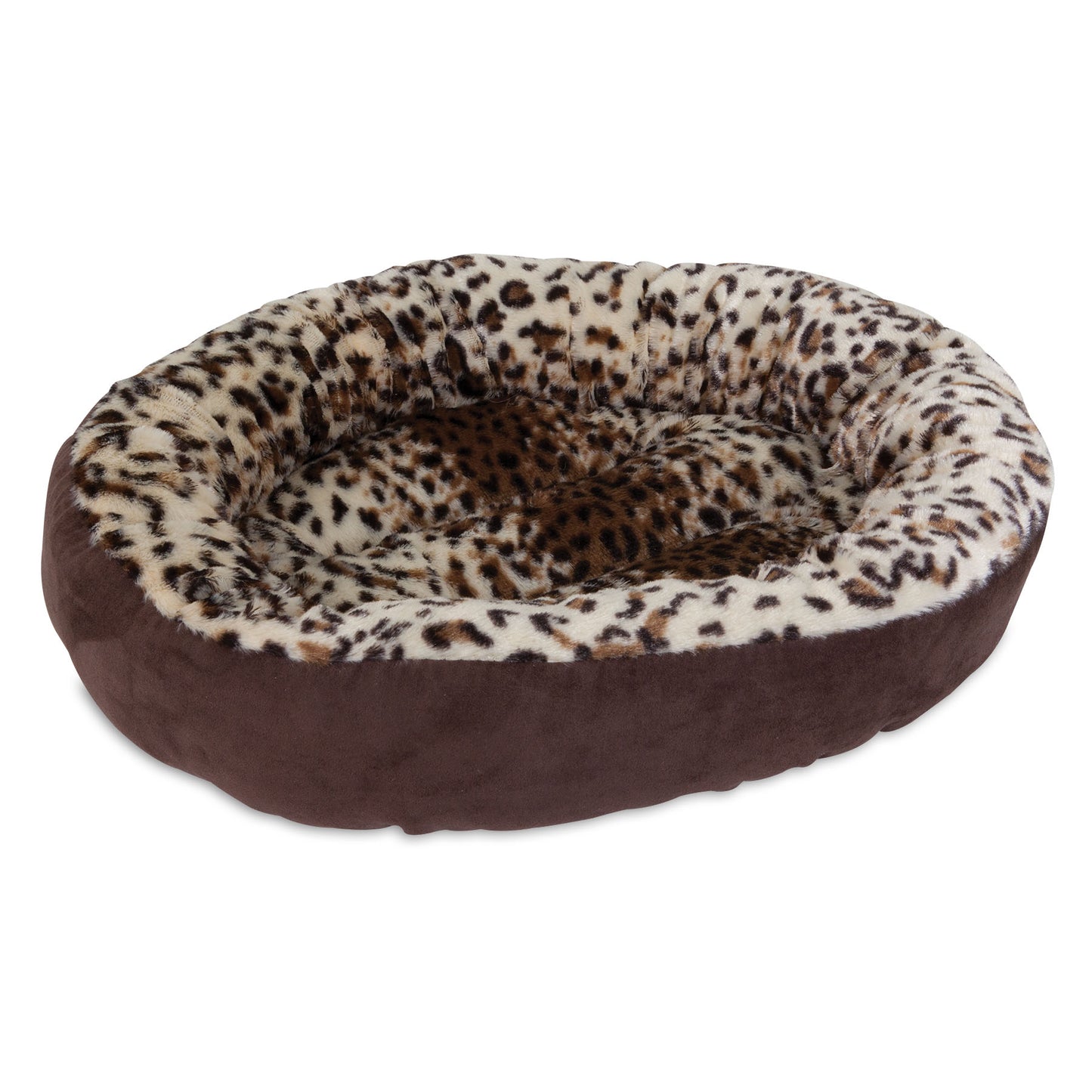 Aspen Pet Round Animal Print Small Pet Bed. SKUS: 26736