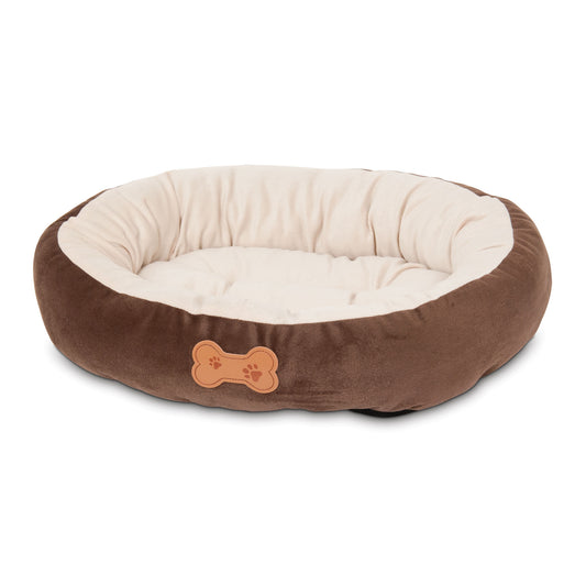 Aspen Pet Bone Applique Small Oval Pet Bed. SKUS: 26944