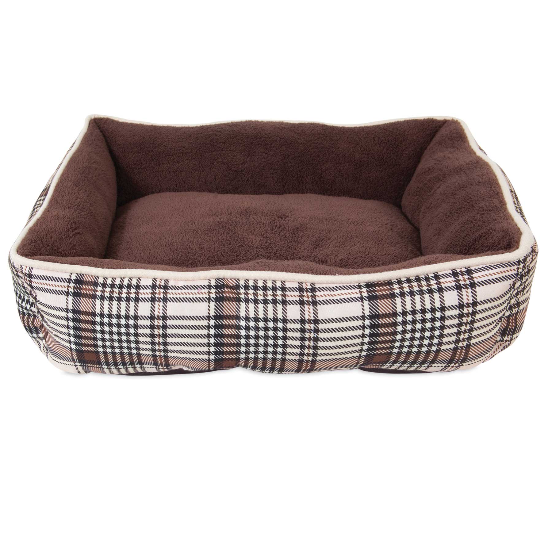 Aspen Pet Plaid Rectangular Lounger. SKUS: 80964