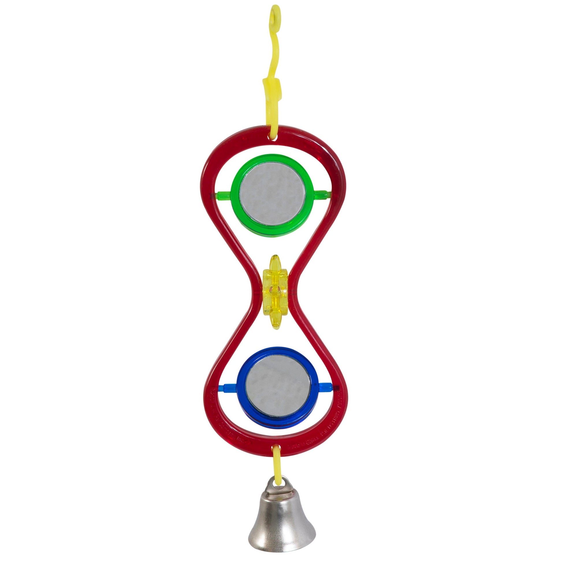 JW Hour Glass Mirror Bird Toy