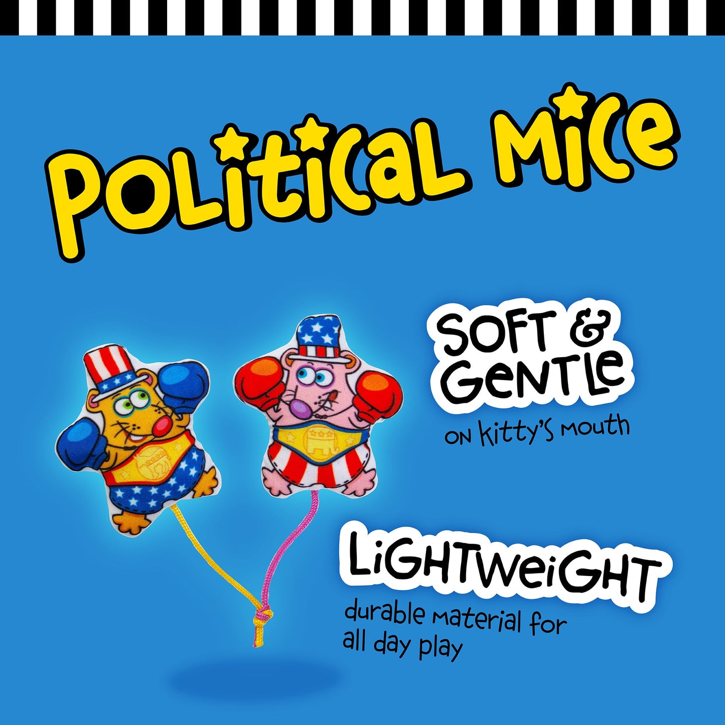 FAT CAT Political Mice Cat Toy