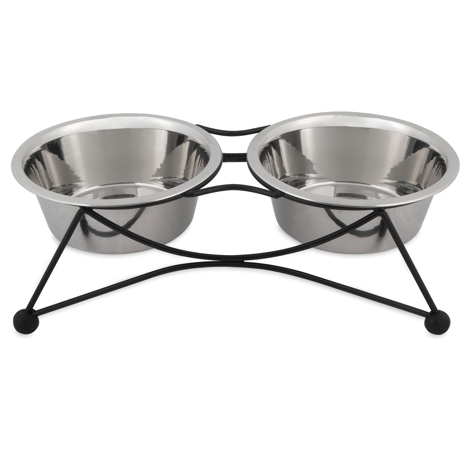 Petmate Stainess Steel Double Diner. SKUS: 34156