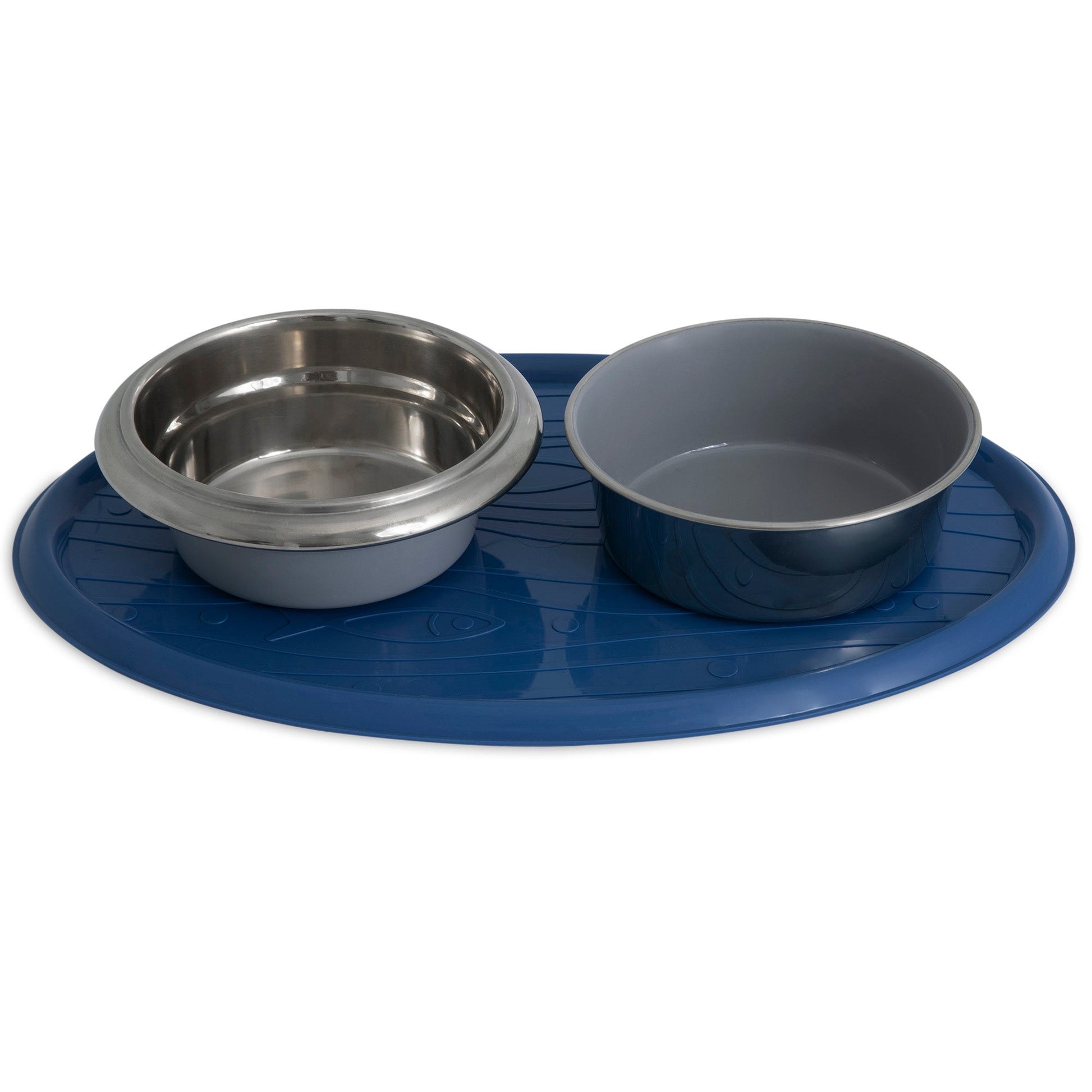 Petmate Rimmed Oval Food & Water Placemat