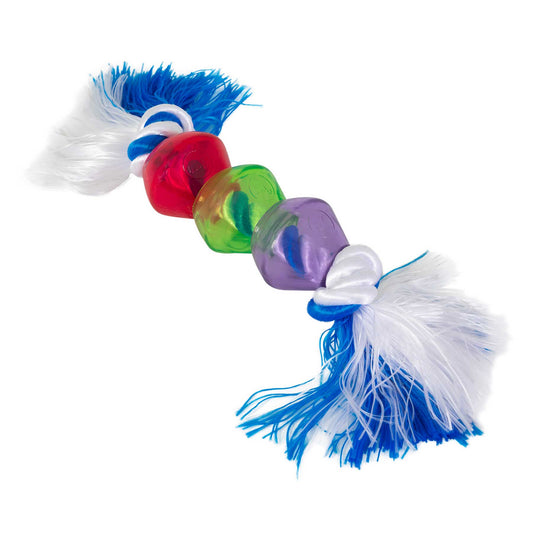 JW Treat Pods Rope Dog Toy. SKUS: 43504,43503