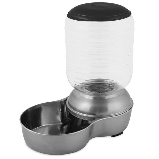 Petmate 5 lb. Stainless Steel Replendish Feeder. SKUS: 44076