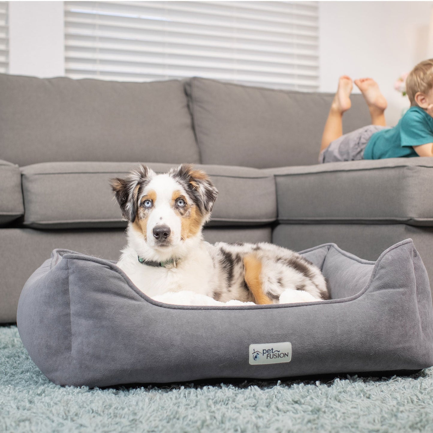 PetFusion Calming Cuddler Dog Bed