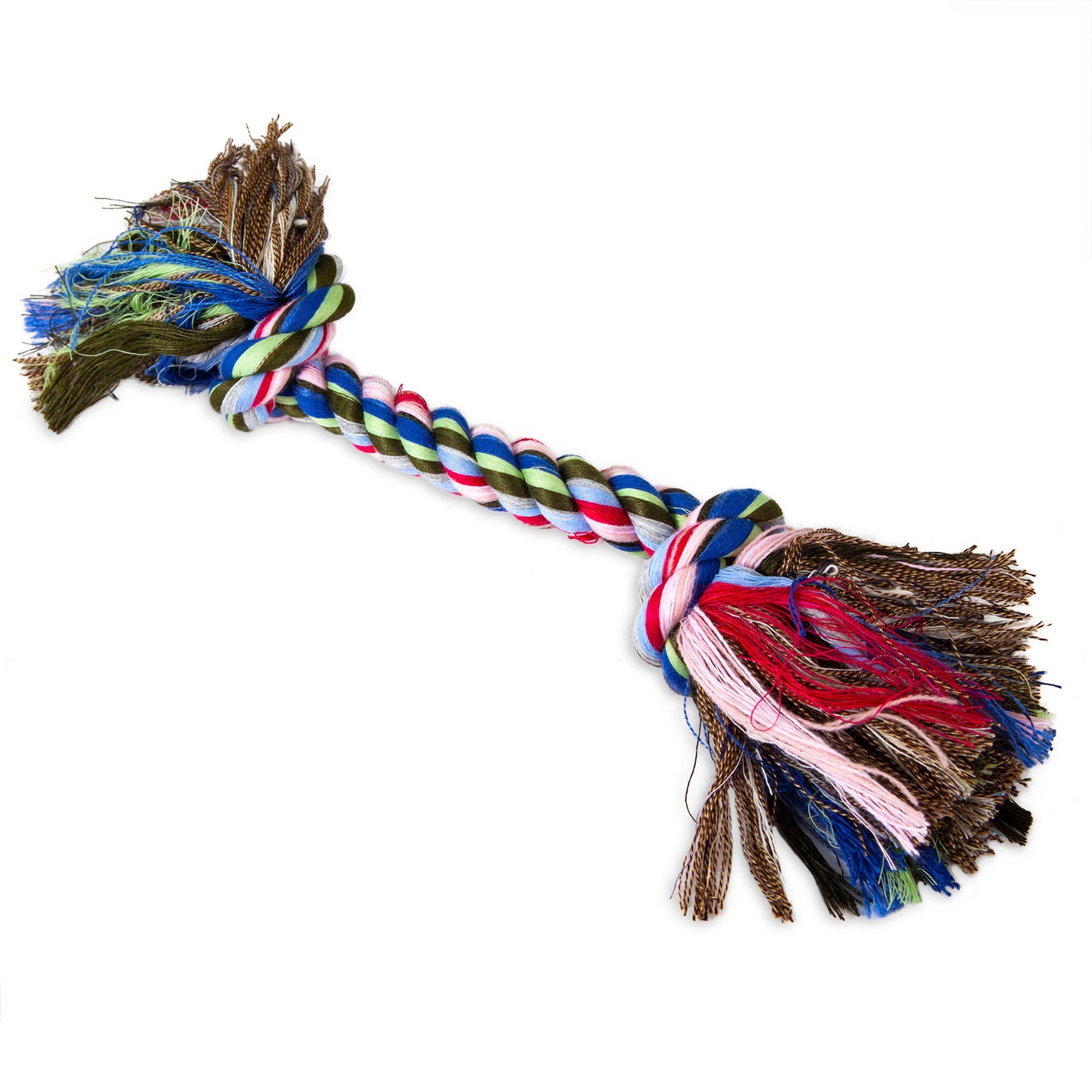 Booda Multi-Colored Rope Bone. SKUS: 50773