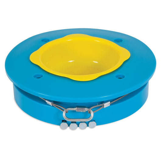 Aspen Pet Stay A Round - BLUE/YELLOW / LARGE