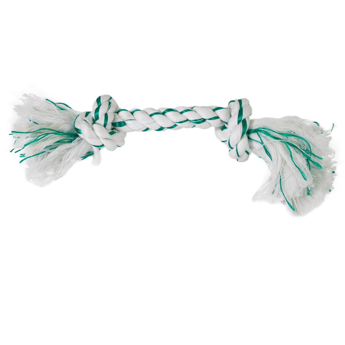 Booda Fresh N Floss Spearmint 2-Knot Rope Bone Dog Toy