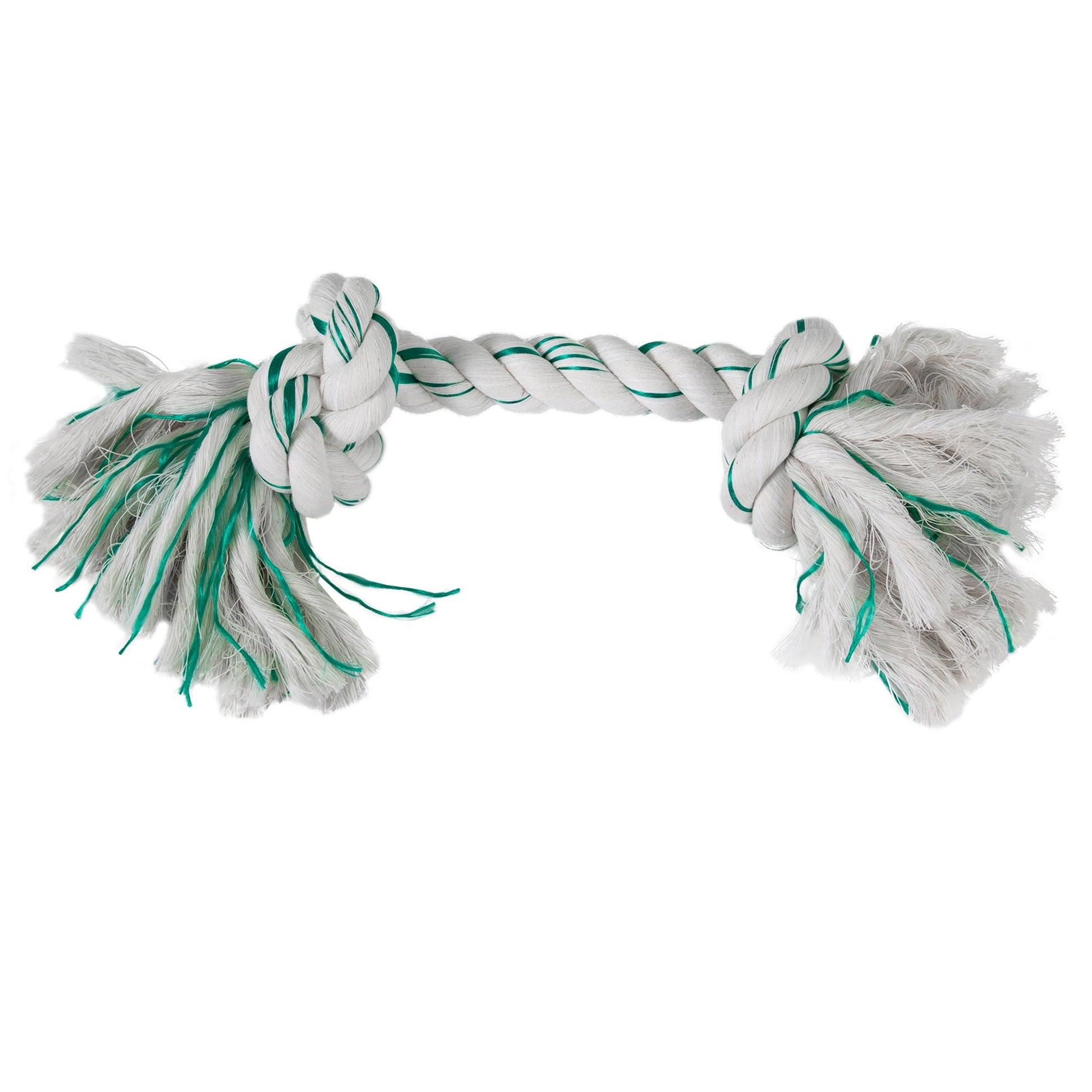 Booda Fresh N Floss Spearmint 2-Knot Rope Bone Dog Toy