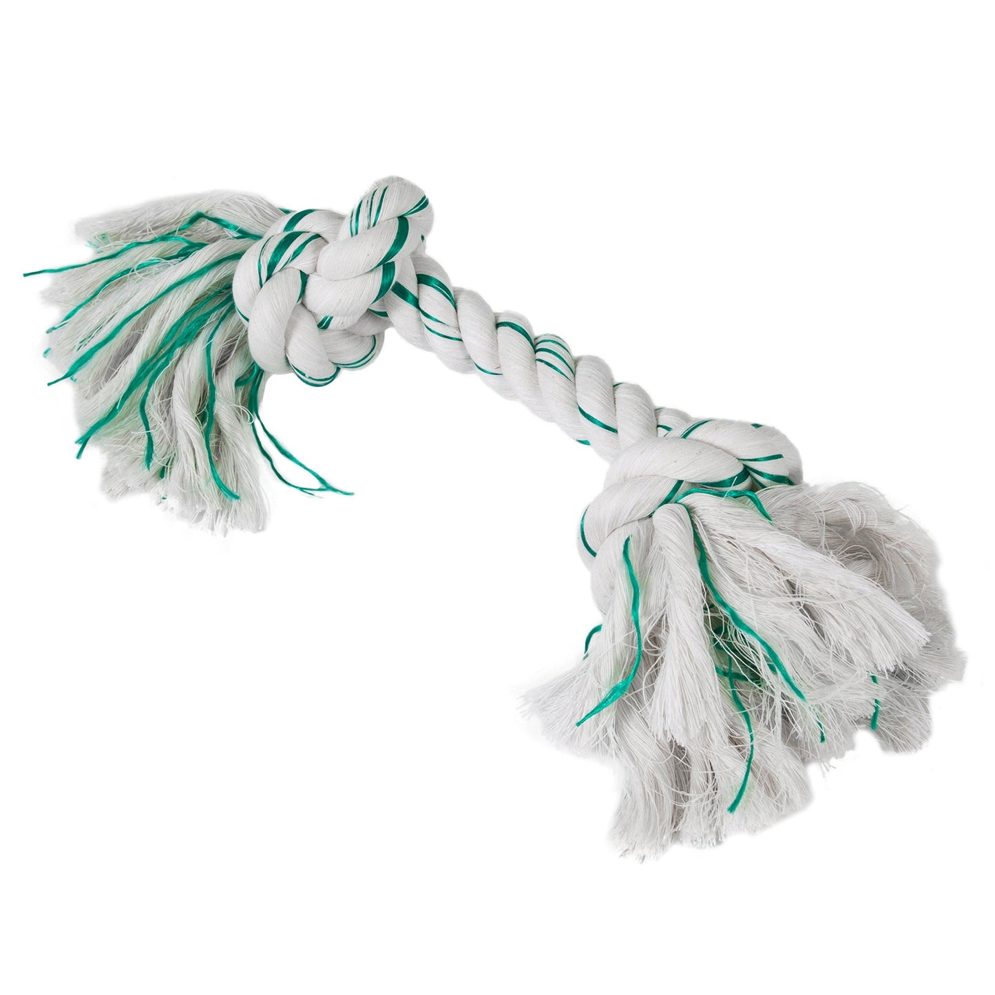 Booda Fresh N Floss Spearmint 2-Knot Rope Bone Dog Toy