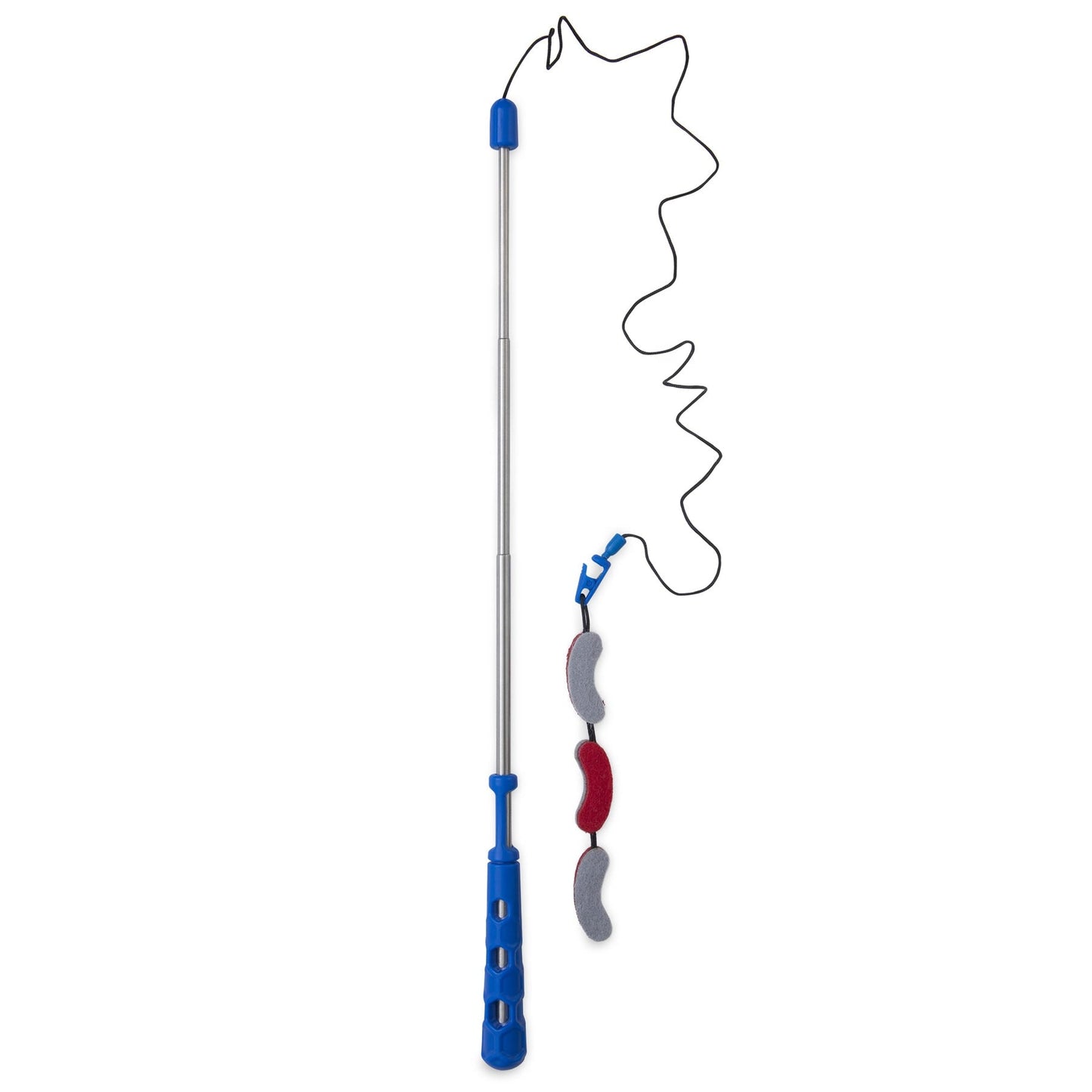 JW Wool-ee Crawler Telescopic Cat Wand. SKUS: 60604