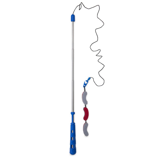 JW Wool-ee Crawler Telescopic Cat Wand. SKUS: 60604