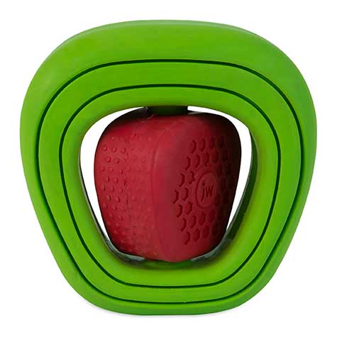 JW Apple Core Chew-ee Dental Dog Toy. SKUS: 60640