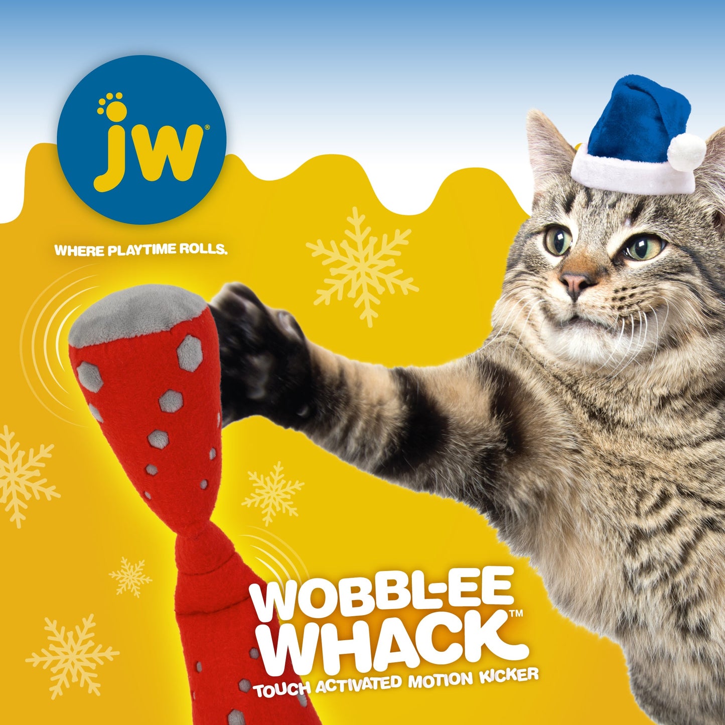 JW Wobbl-ee Whack Cat Toy