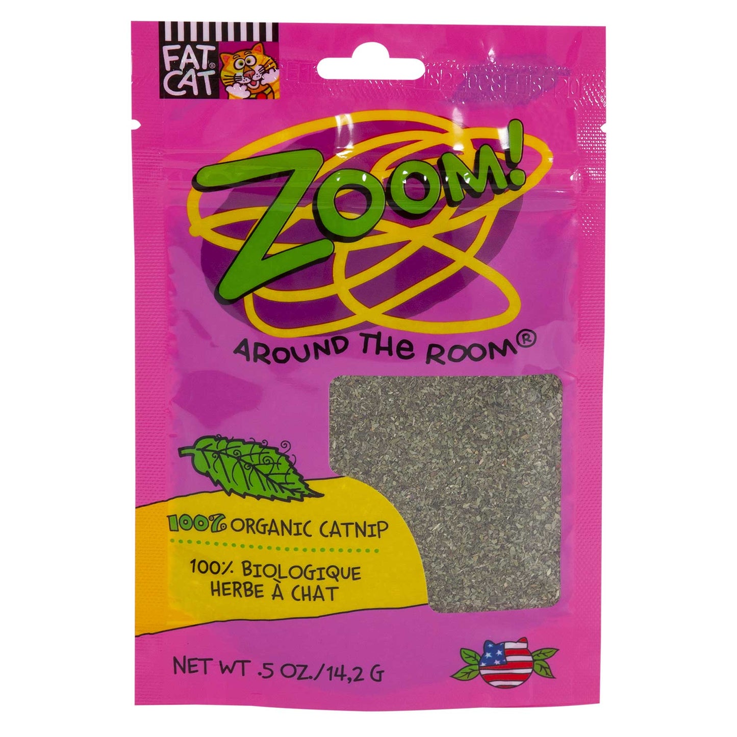 FAT CAT Zoom Around The Room Organic Catnip. SKUS: 610004