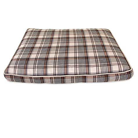 Aspen Pet Brown Plaid Orthopedic Dog Bed. SKUS: 80970