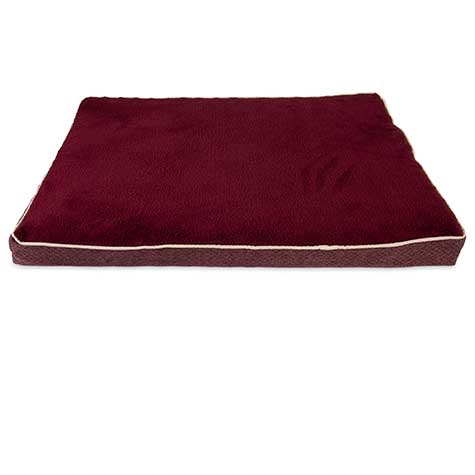 Aspen Pet Burgundy Orthopedic Pet Bed. SKUS: 80979