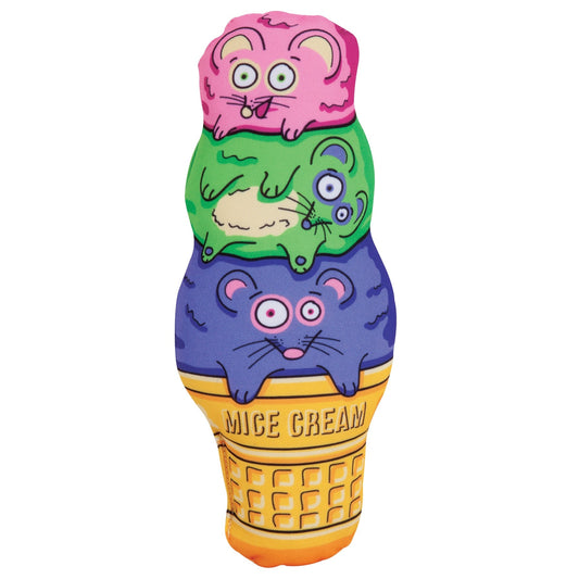 FAT CAT Kitty Kickz Mice Cream Cone Cat Toy. SKUS: 31834