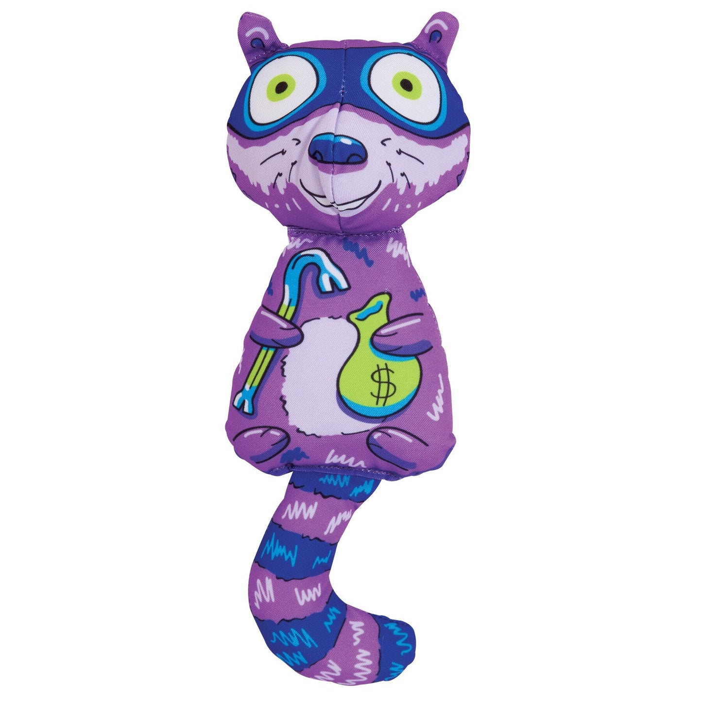 FAT CAT Mischief Makers Raccoon Dog Toy. SKUS: 31827