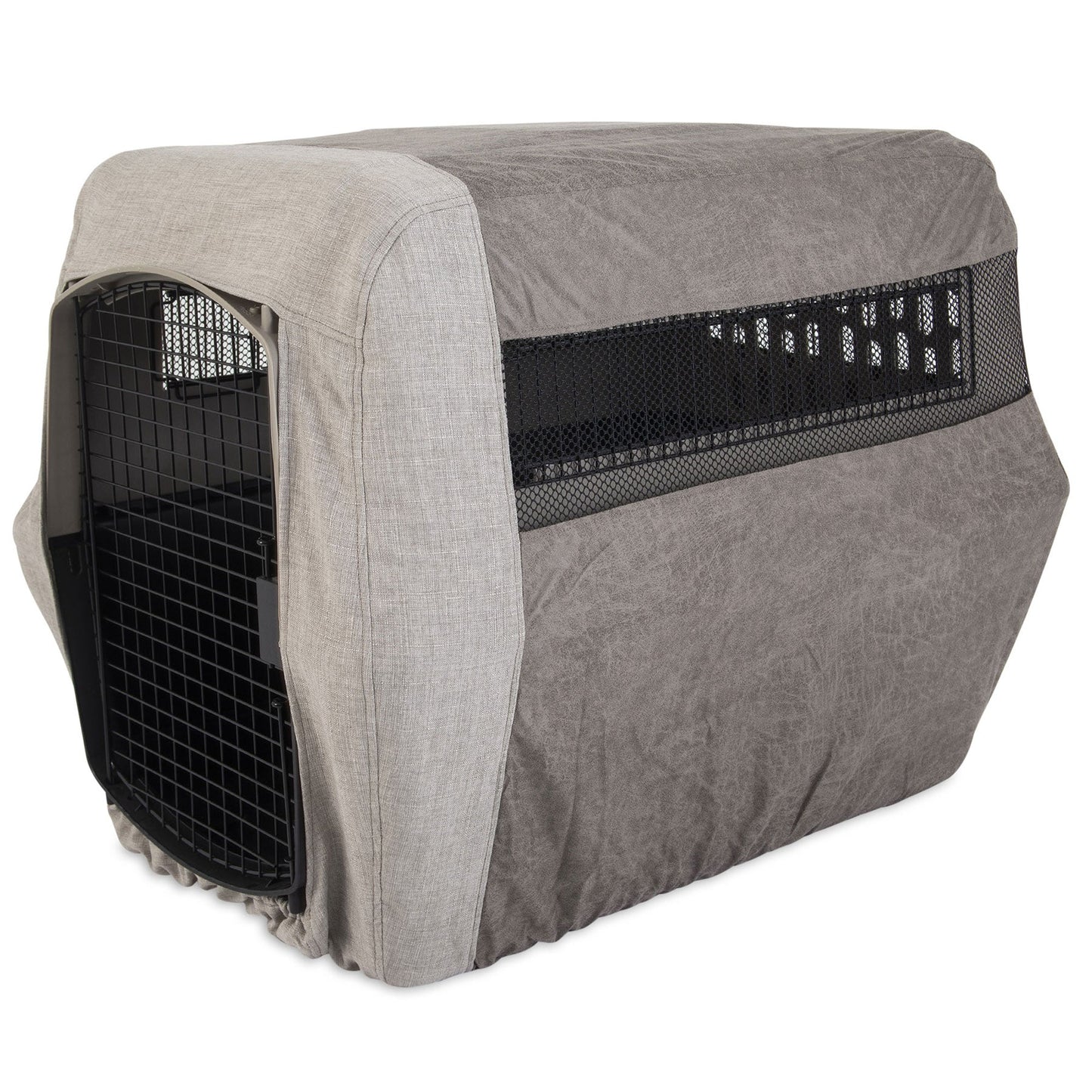 Petmate Modern Linen-Like Kennel Cover. SKUS: 81049,81050,81051,81052