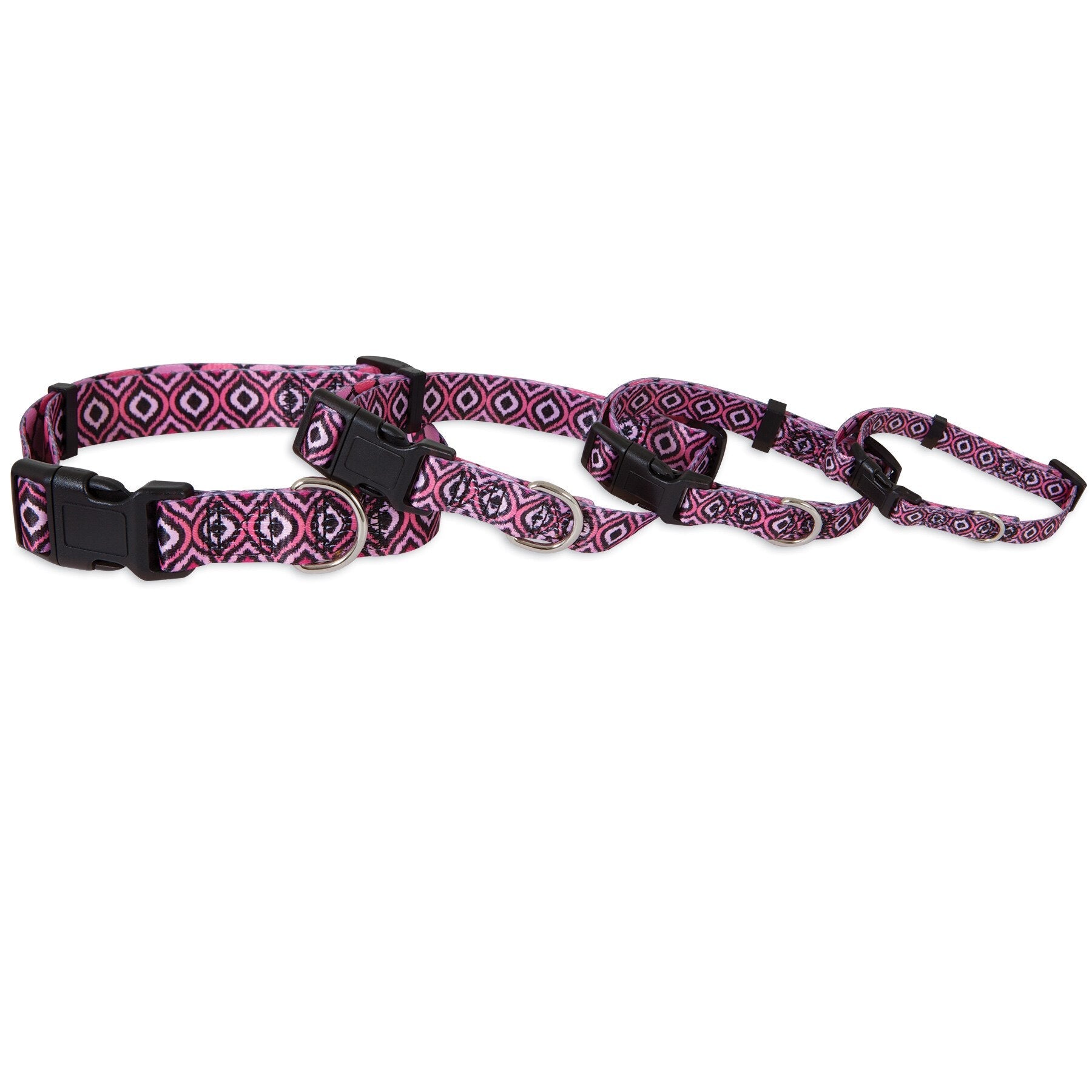 Petmate Pink Geo Large Dog Collar. SKUS: 12633