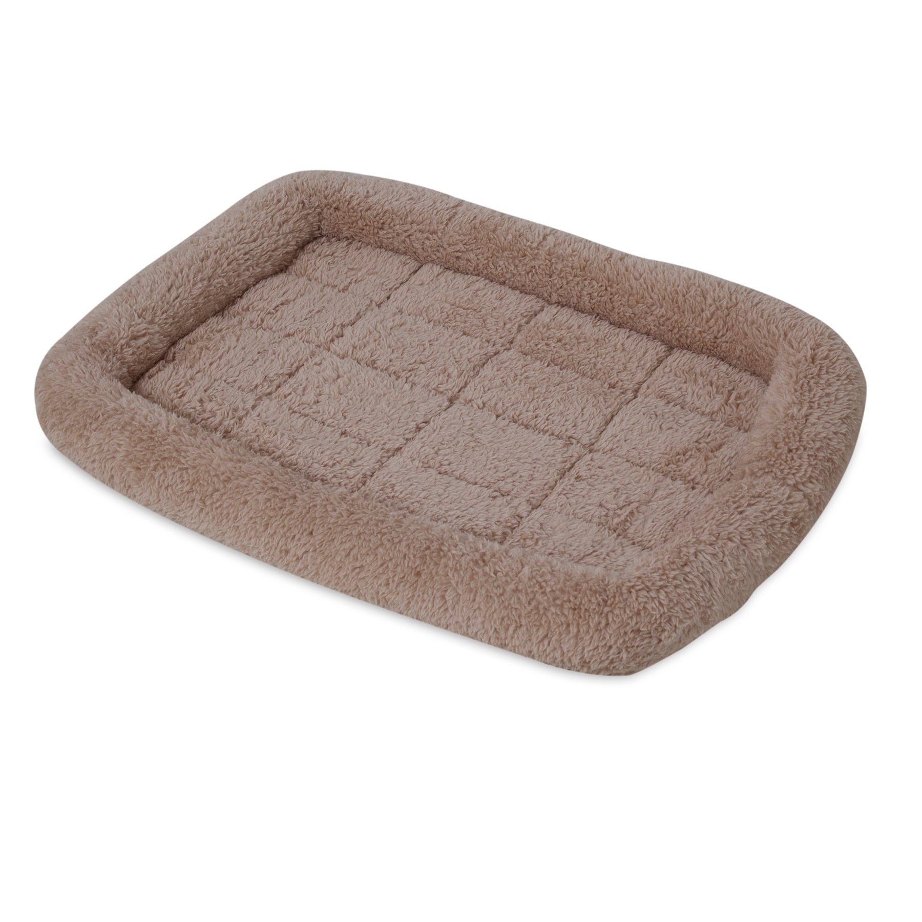 SnooZZy Plush Bolster Kennel Mat - Tan. SKUS: 85574,85576,85575,85573,85571