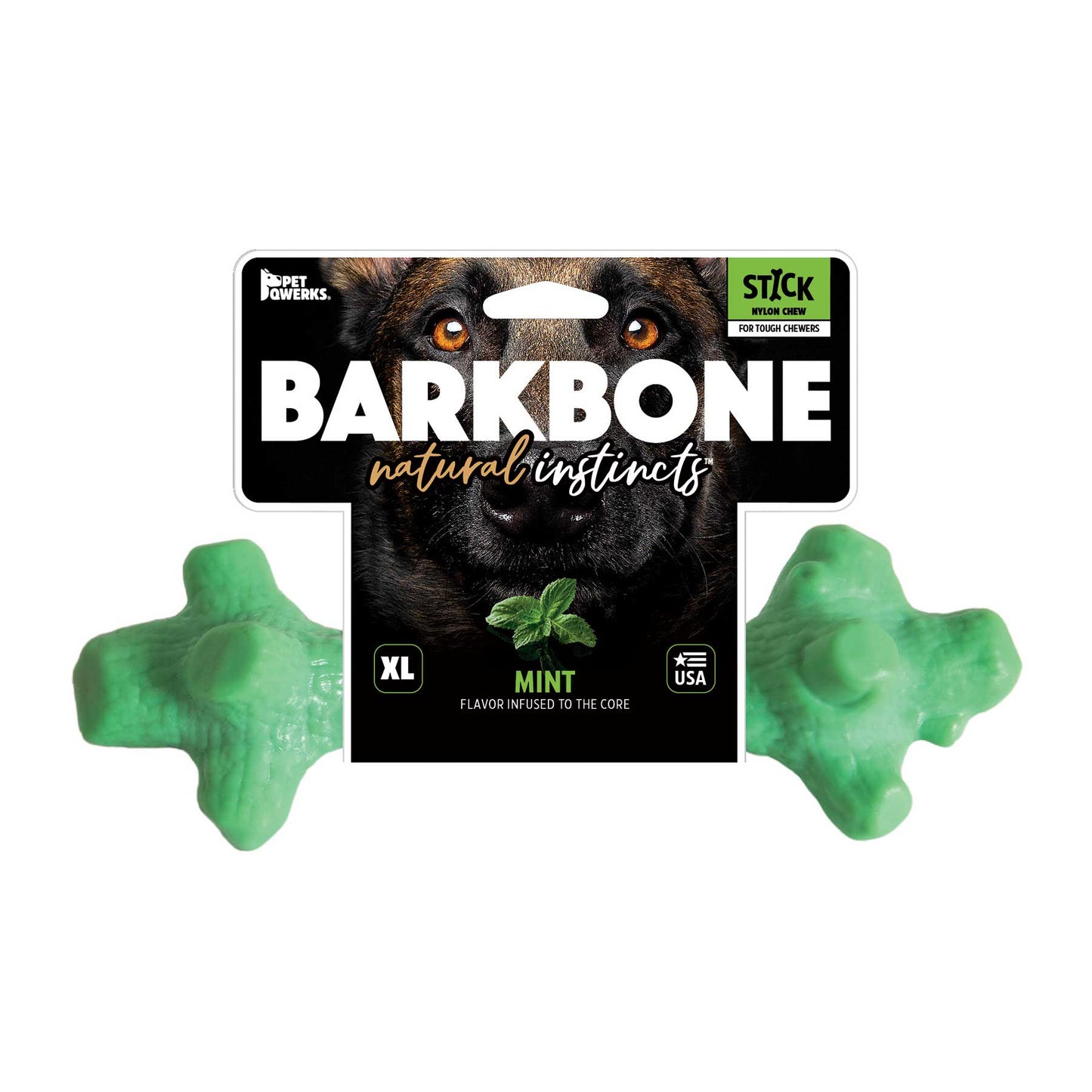 BarkBone Natural Instincts Mint Infused Stick Nylon Dog Chew