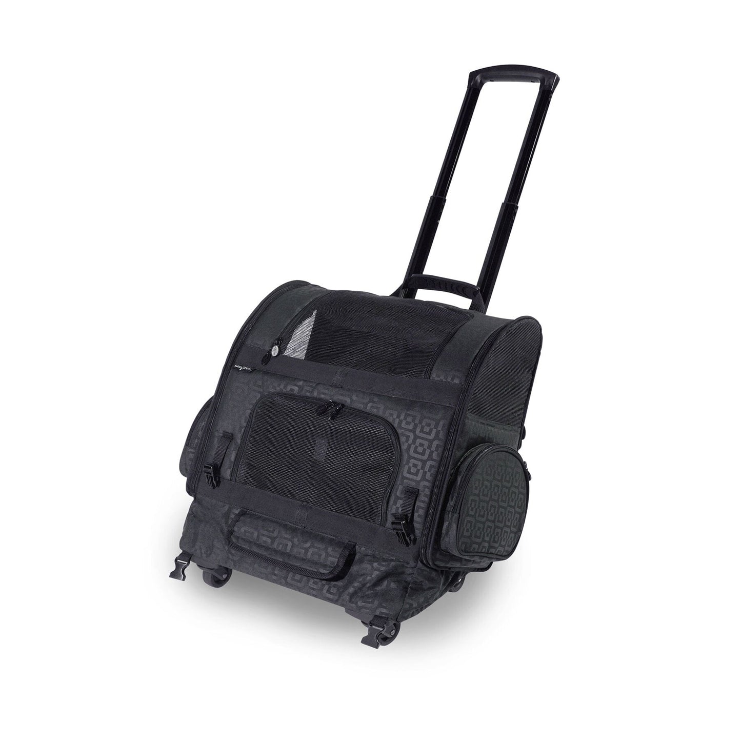 Gen7Pets Black Geomertic Roller-Carrier