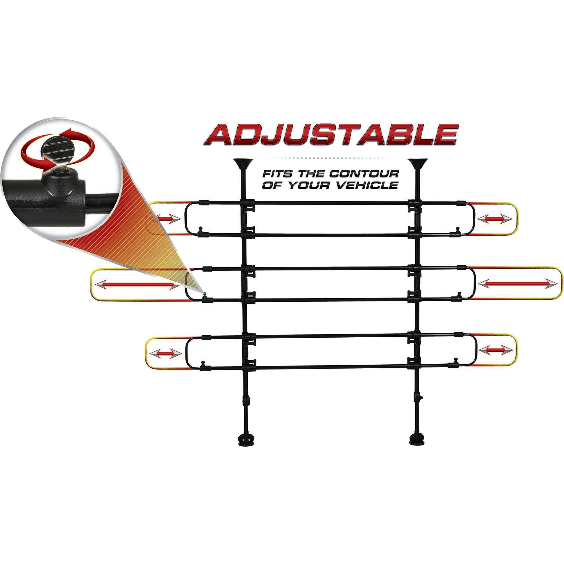 Precision Pet Universal 6-Bar Vehicle Pet Barrier