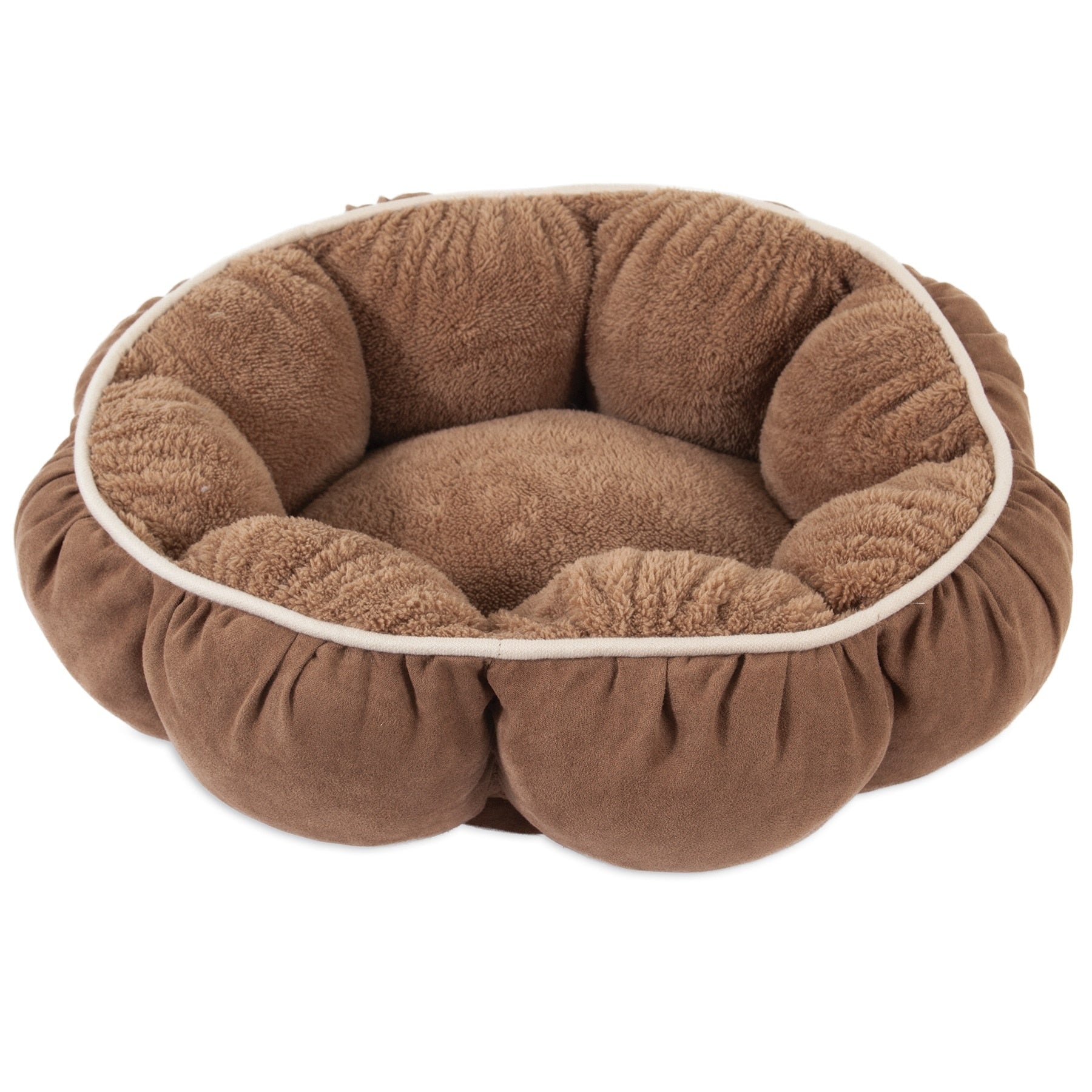 Aspen Pet Puffy Round Pet Bed