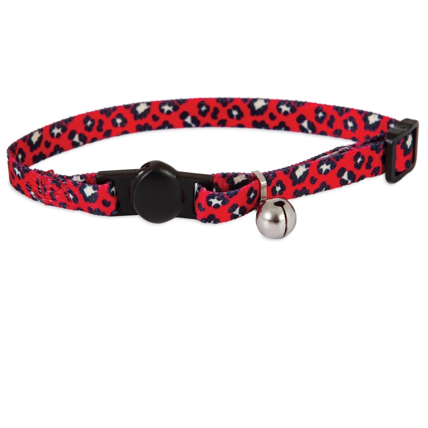 Aspen Pet Red Leopard Breakaway Fashion Cat Collar