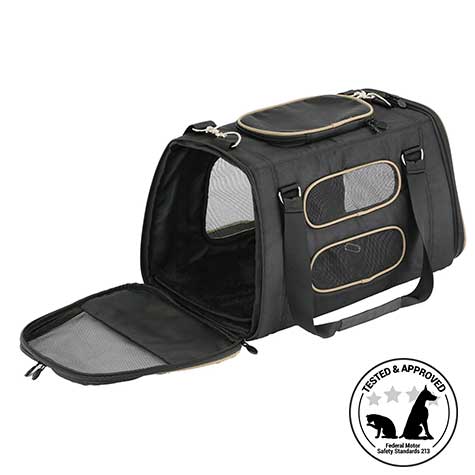 Gen7Pets Commuter Pet Carrier & Car Seat Black