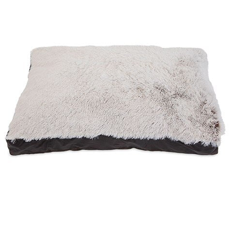 Aspen Pet Faux Leather Gusseted Pillow Dog Bed