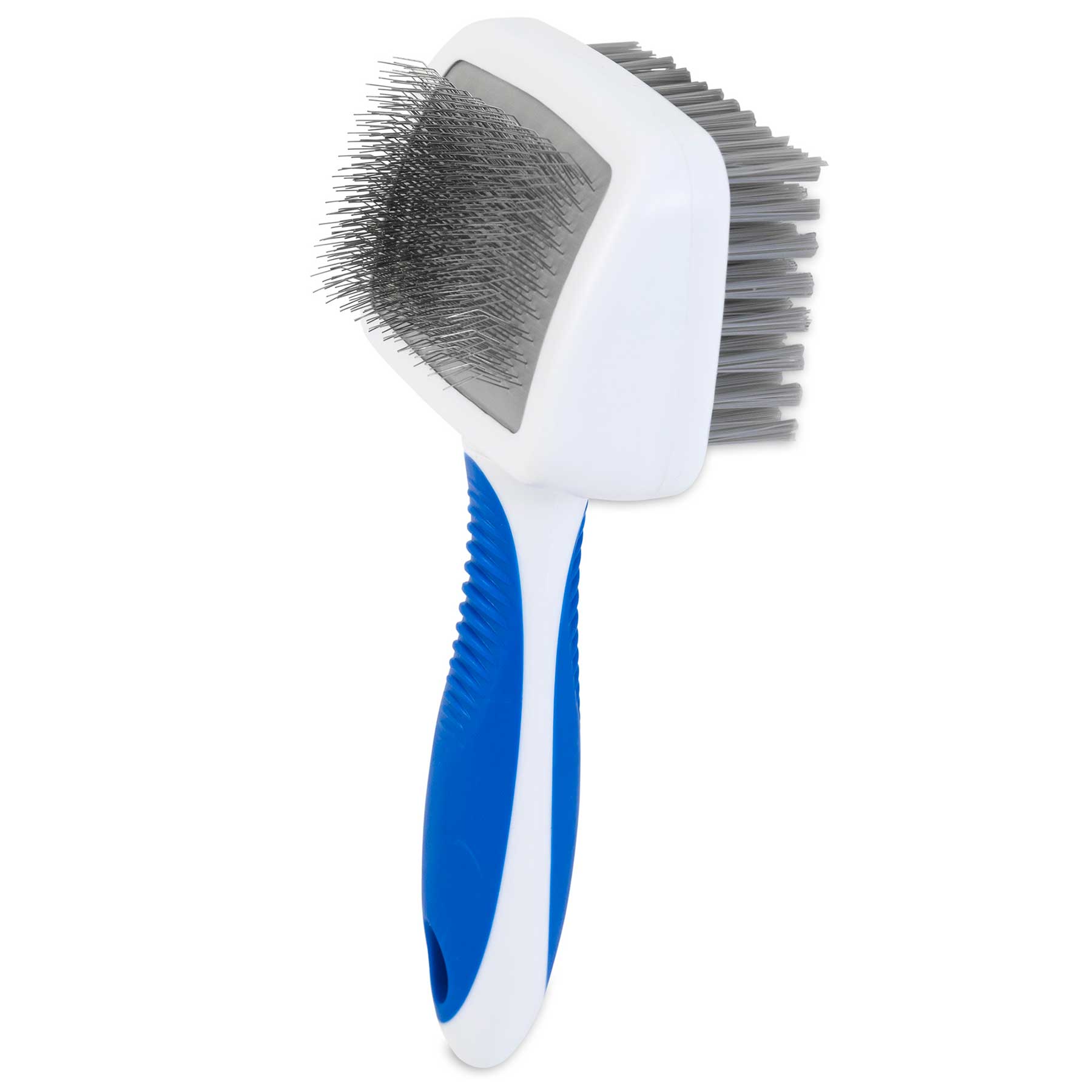 JW Gripsoft 2-In-1 Slicker Bristle Cat Brush