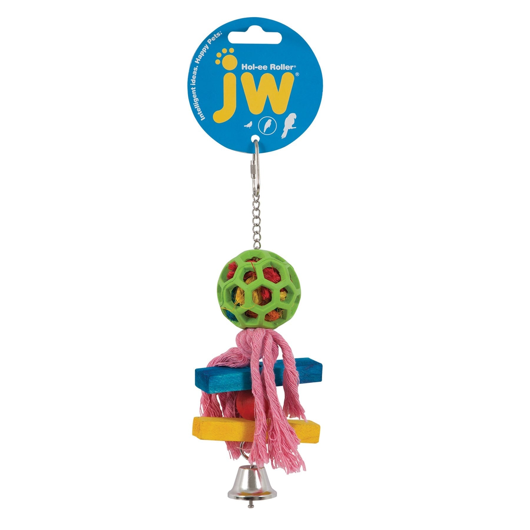 JW Hol-ee Roller Pom Pom Bird Toy