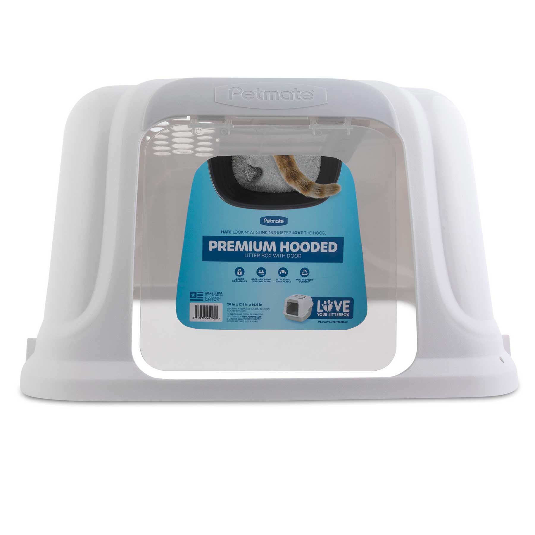 Petmate Premium Hooded Liter Pan. SKUS: 42268