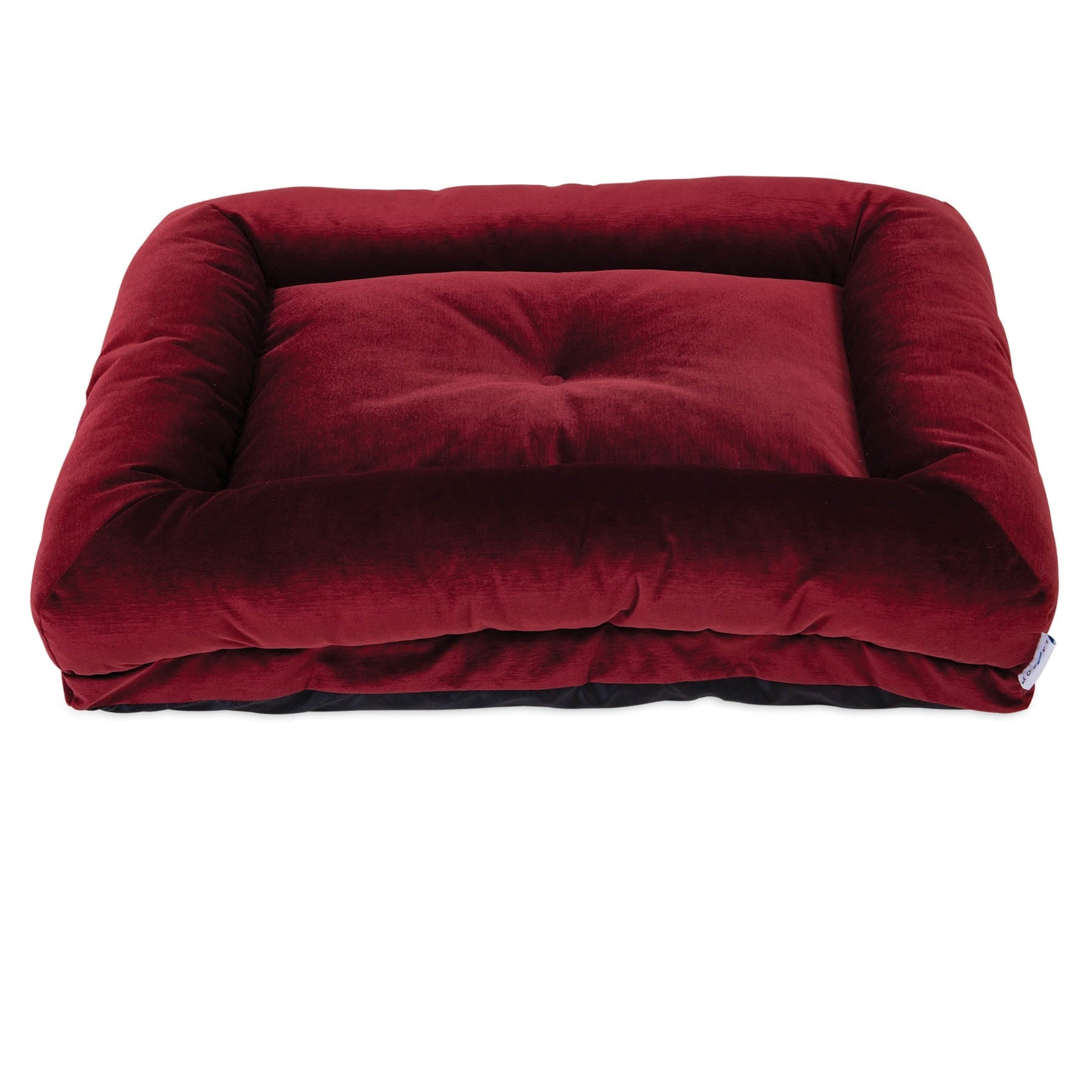 La-Z-Boy Velvet Merlot Rosie Lounger Dog Bed